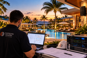 Retrofit de Sonorização para Resorts | Modernização de Sistemas de Som